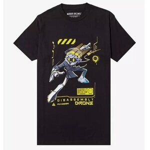 HOT TOPIC Men's Murder Drones N T-Shirt Size M In Black